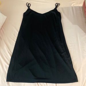 loose sexy black mini dress🖤